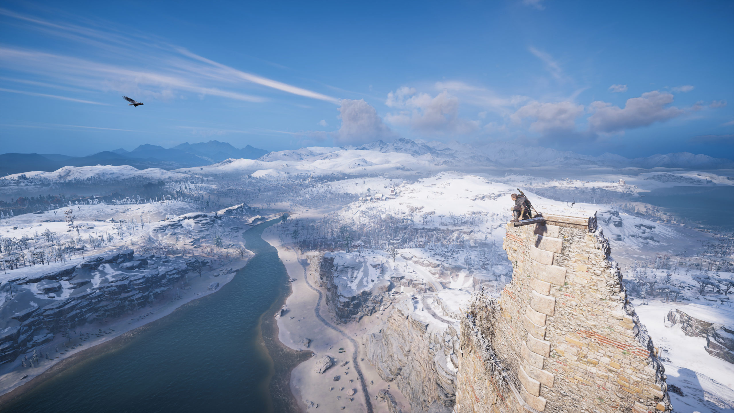 The vast expanse of Assassin's Creed Valhalla has proven an ample distraction. (Screenshot: Ubisoft / Kotaku)