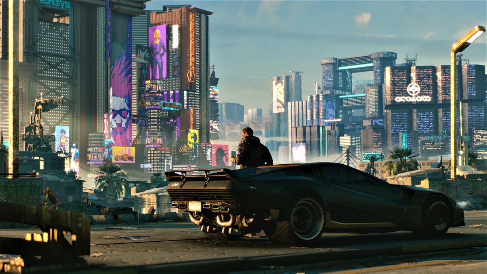 Not gonna lie, that is a cool fuckin' car. (Image: CD Projekt RED)