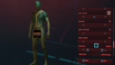 Cyberpunk 2077’s Genital Customisation Options Leave A Lot To Be Desired