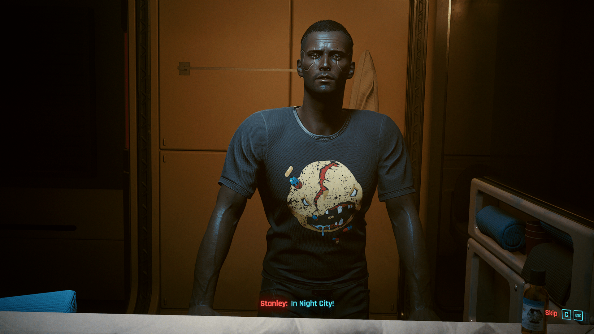 I generally choose the darkest option for skin colours but this just feels wrong.  (Screenshot: CD Projekt Red)