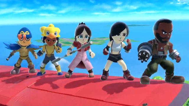 Super Smash Bros. Ultimate Is Getting Barret, Tifa, Aerith, And Geno Mii Fighter Costumes