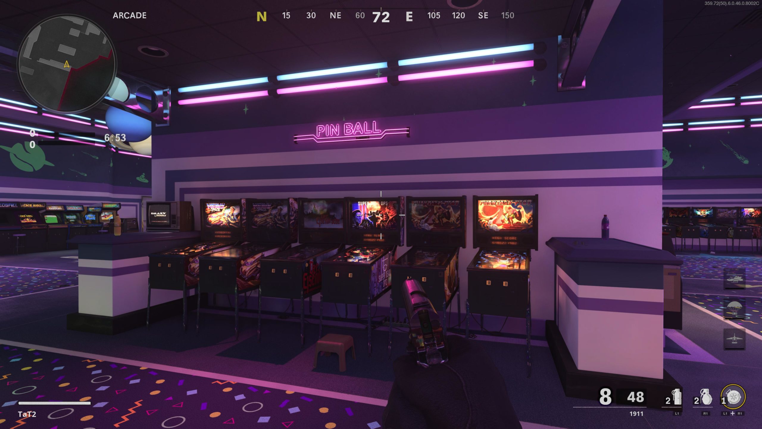 The arcade inside The Pines. (Screenshot: Activision (Kotaku))