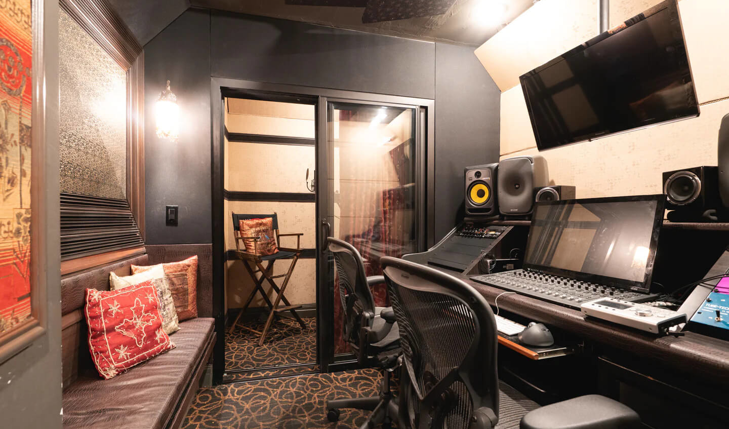 One of the recording studios in House 33 (Image: Team 33)