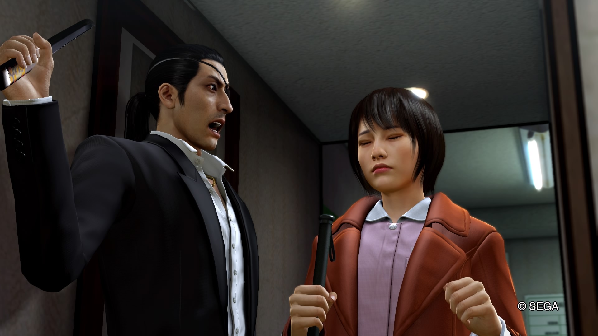 I would die for my idiot son Goro. (Screenshot: Sega)