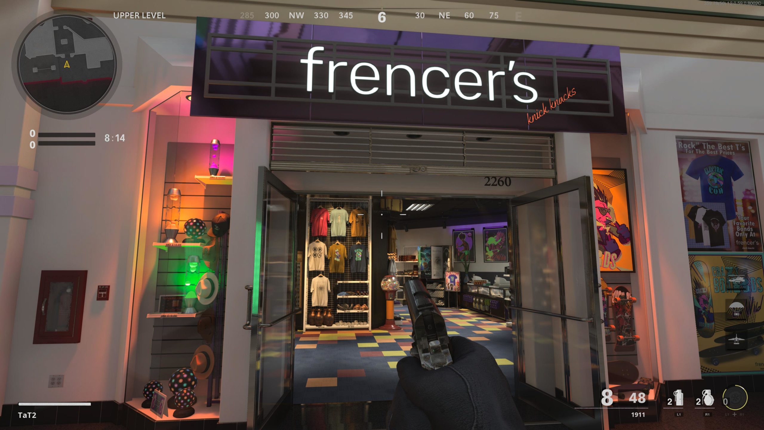 Frencer's store inside the Mall at the Pines (Screenshot: Activision (Kotaku))