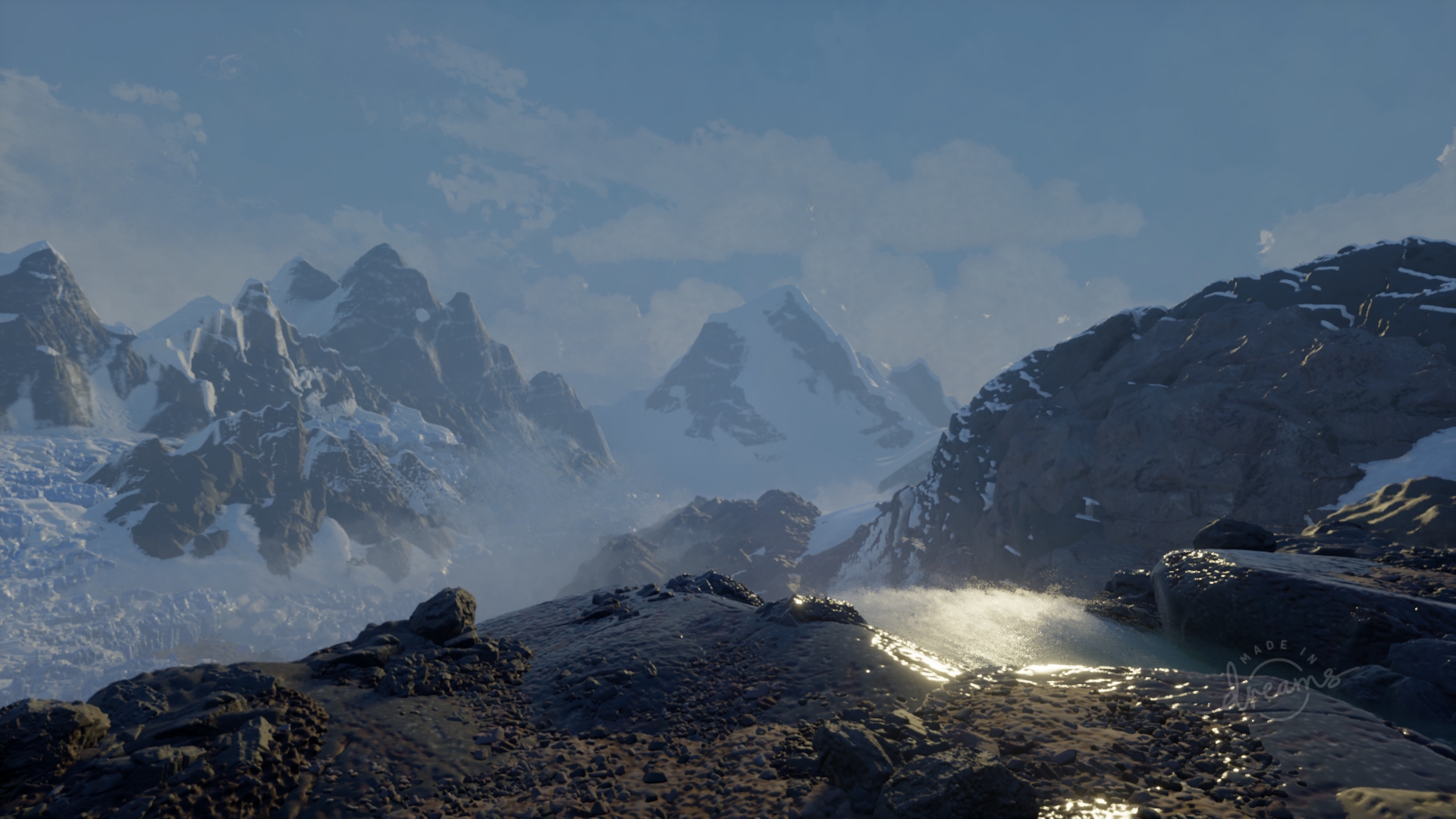 Iansane Artist's photorealistic Himalayan View (Screenshot: Iansane Artist / Media Molecule)