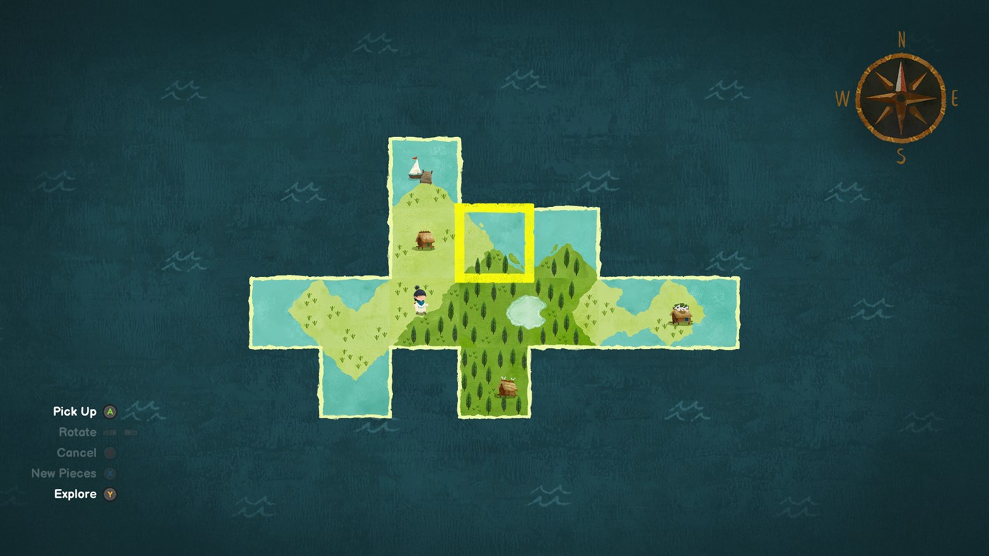 Carto, a delightful adventure game, allows you to shape the map on which you play. (Screenshot: Sunhead Games)