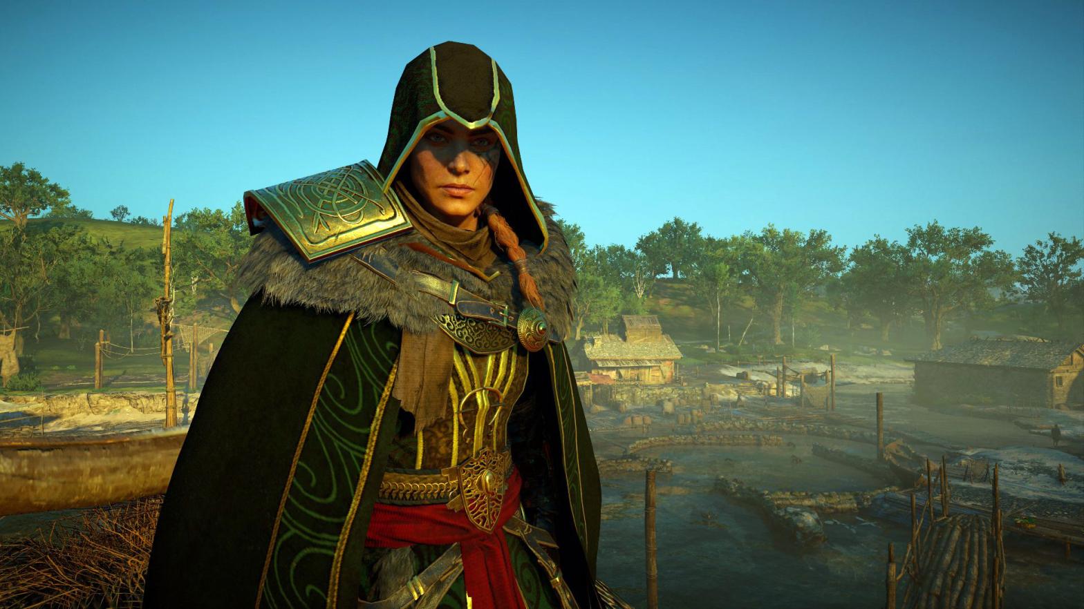 Bonus: You also unlock this snazzy suit of armour along the way. (Screenshot: Ubisoft / Kotaku)