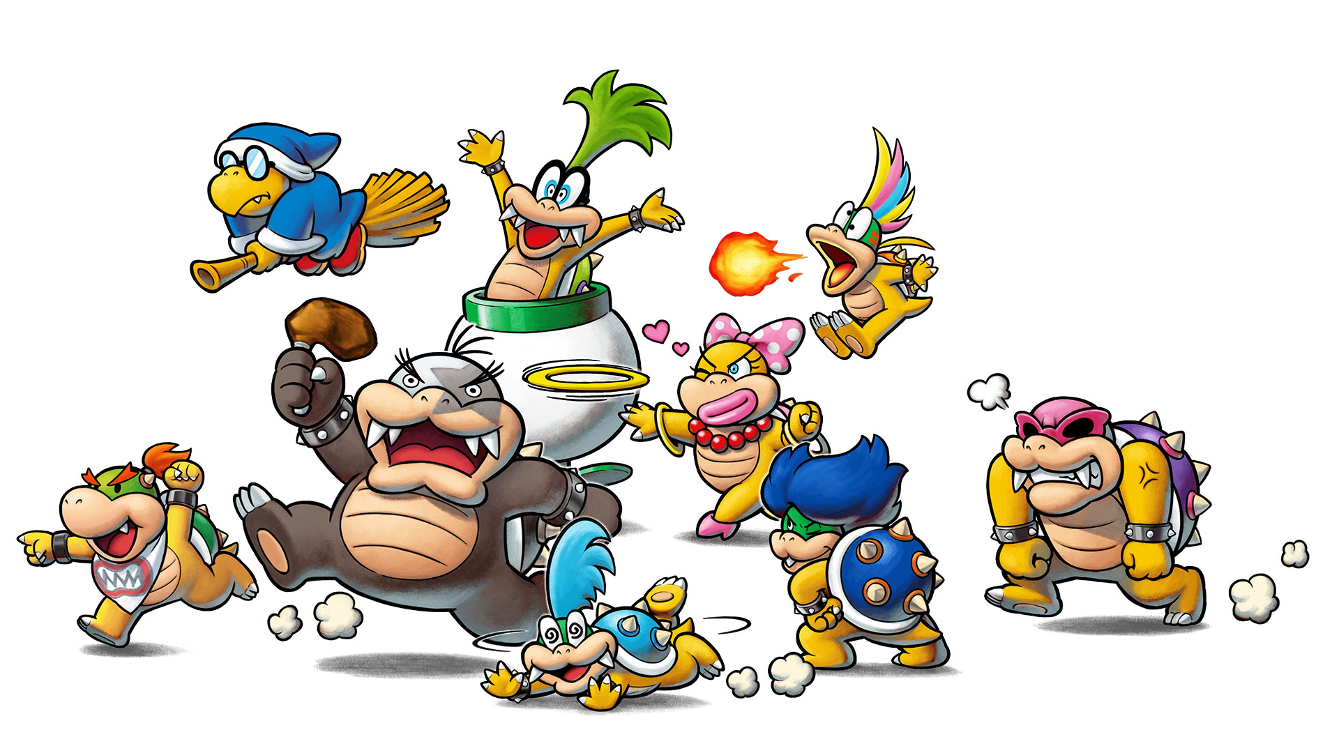 The Koopalings are a mess and I love them. (Image: Nintendo)