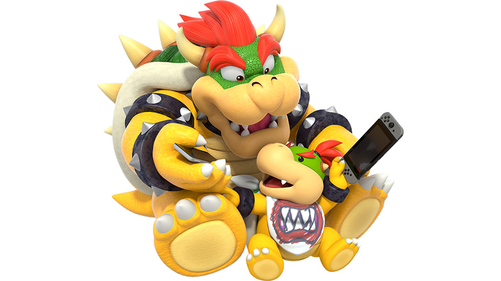 Bowser is an excellent father, and this is canon. (Image: Nintendo)