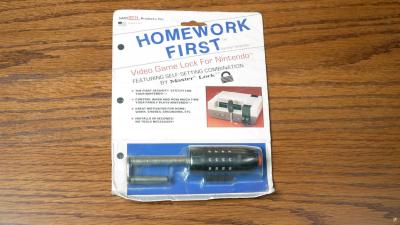 The NES Had A ‘Homework First’ Physical Lock