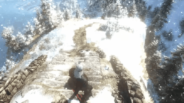 Witcher 3 Mod Gives Geralt A Snowboard