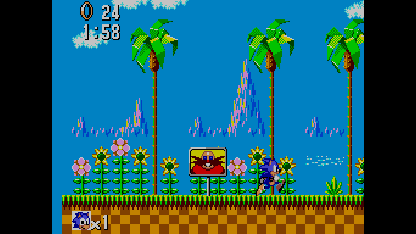 The Master System Sonics are like your emo cousin who smokes underage. (Screenshot: Sega / MobyGames)
