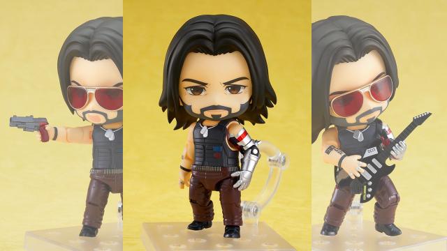 Cyberpunk Anime Keanu Figure Is Just Happy To Be Here
