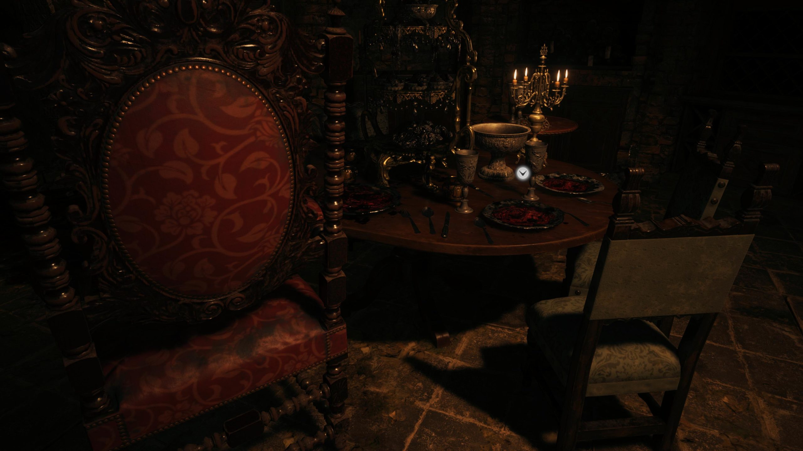 Big chairs for Big Ladies. (Screenshot: Capcom)