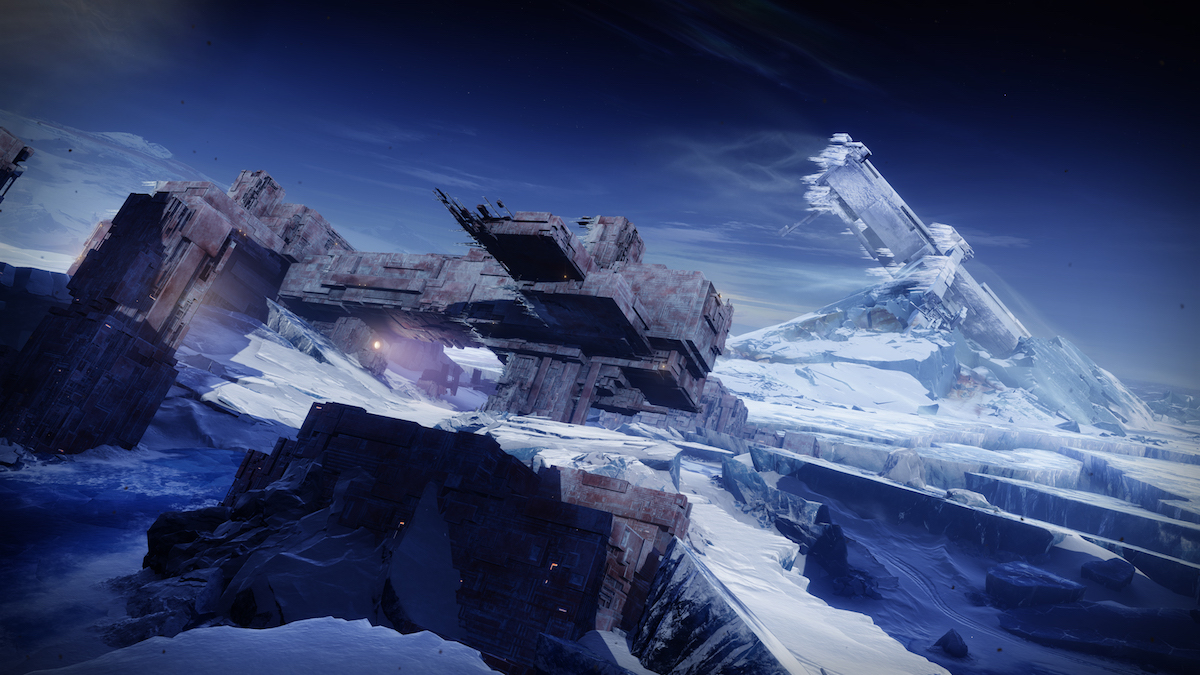 Europa features some of the game's most breathtaking landscapes. (Screenshot: Bungie)