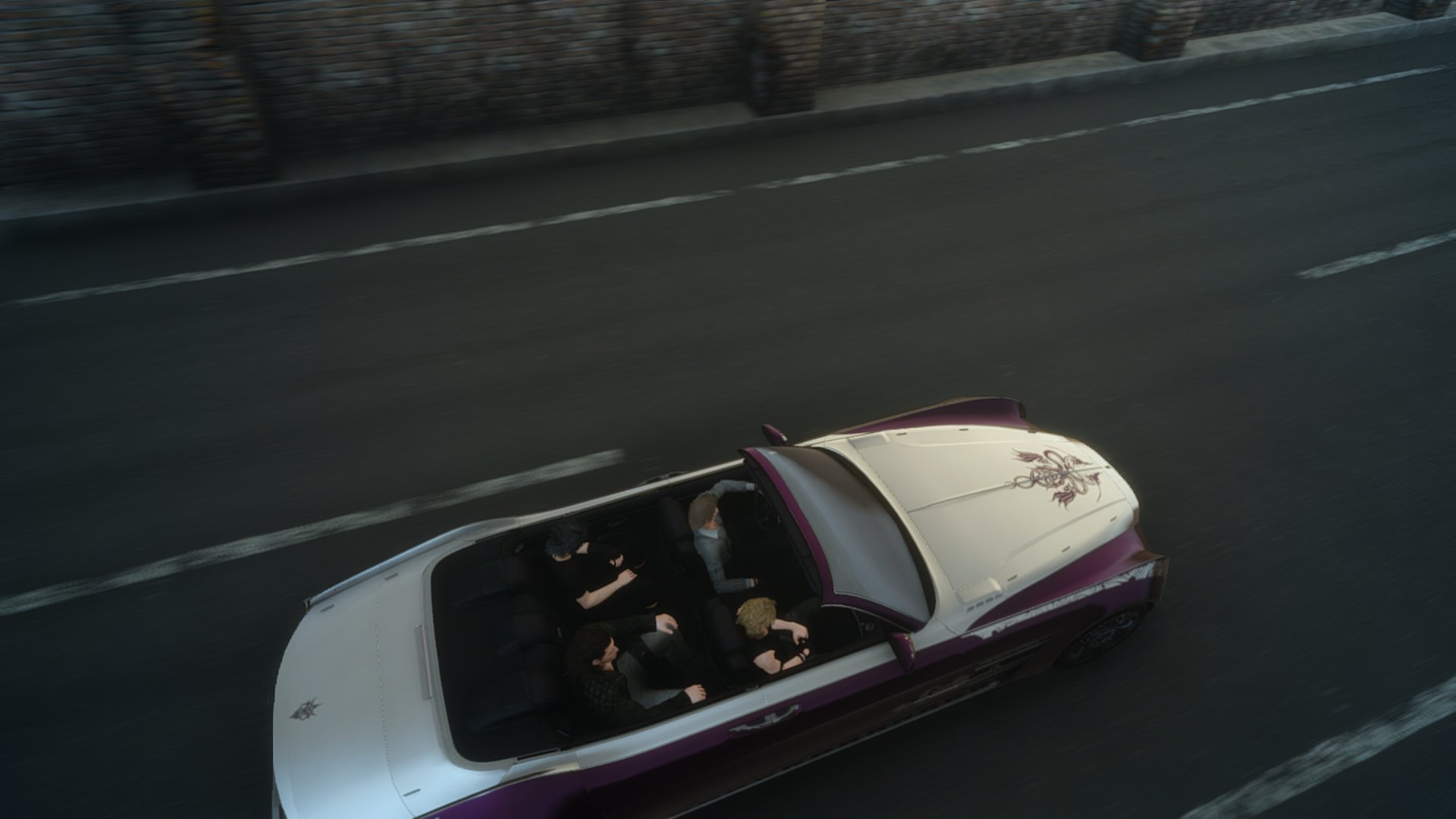 Gosh, what a pretty car. (Screenshot: Square Enix)