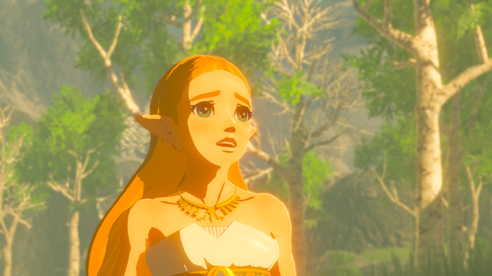 Sad Zelda is sad.  (Screenshot: Nintendo)