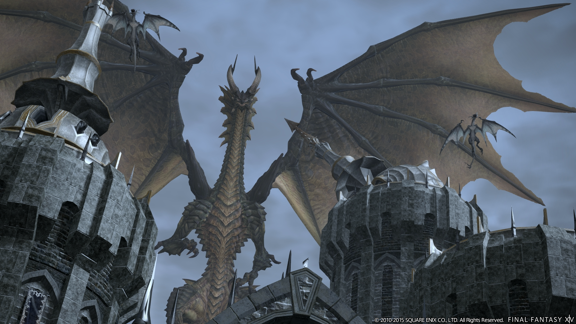 I'm told this kind of thing happens a lot in Hydaelyn but the residents don't seem to mind. (Screenshot: Square Enix)