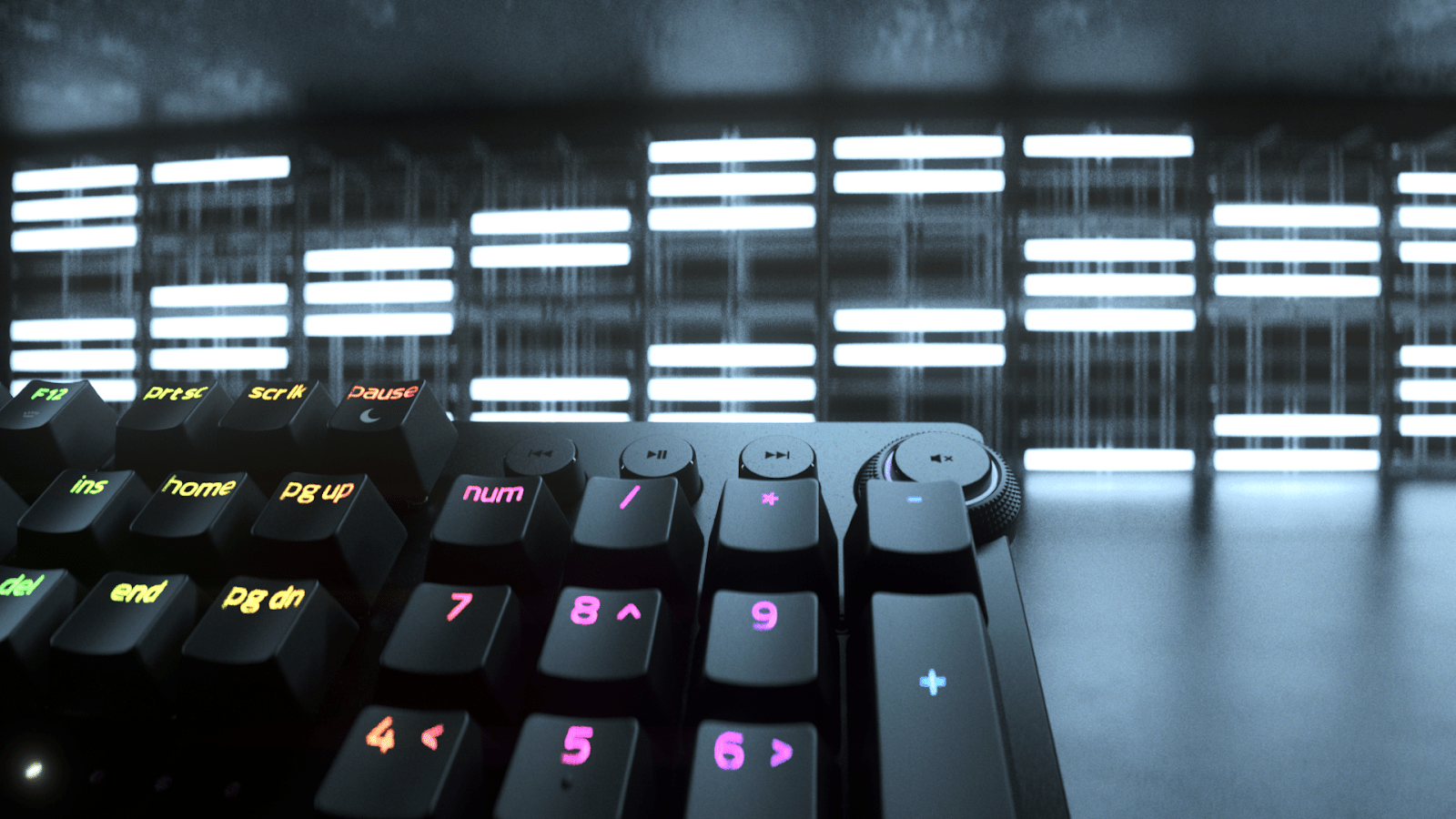 It's like Razer created scenes specifically to make the keyboard look cool.  (Photo: Razer)