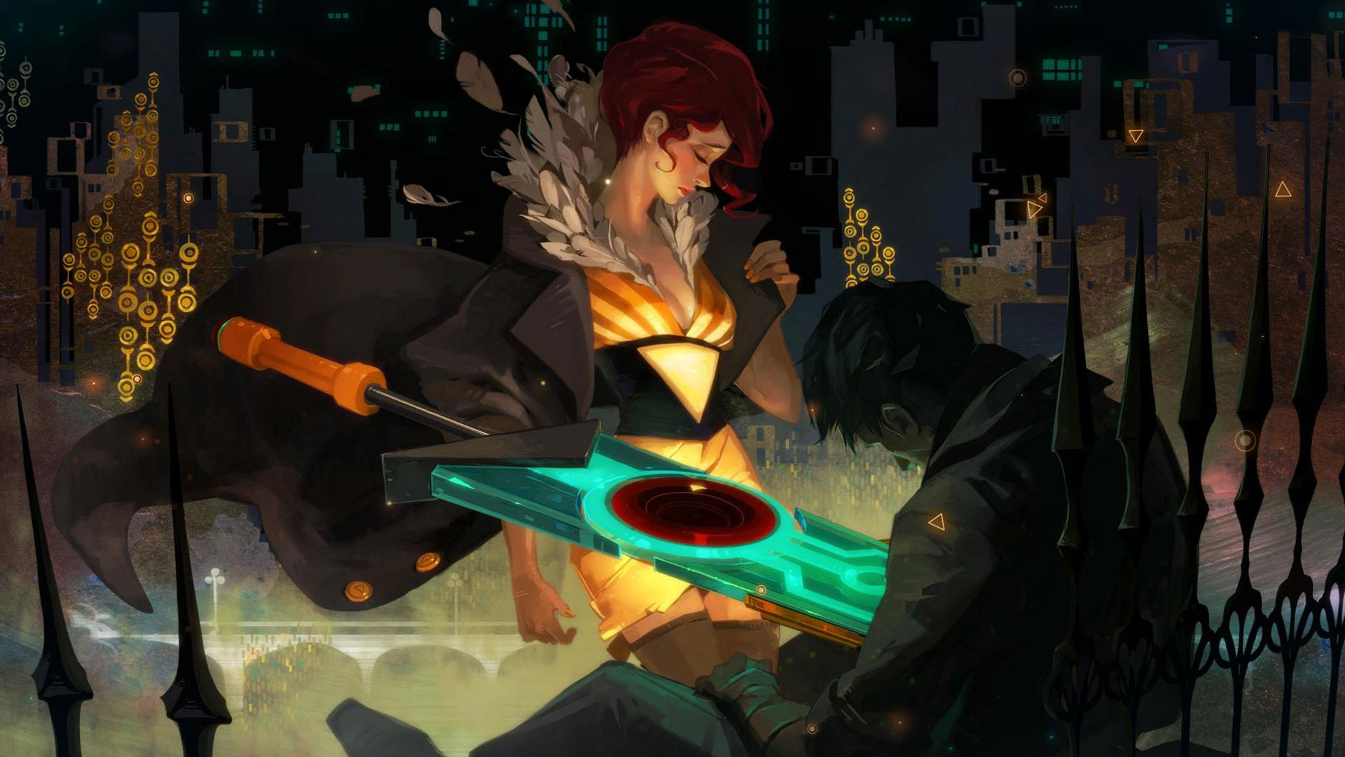 This Transistor thing is my favourite Ari story so far. (Image: Supergiant Games)