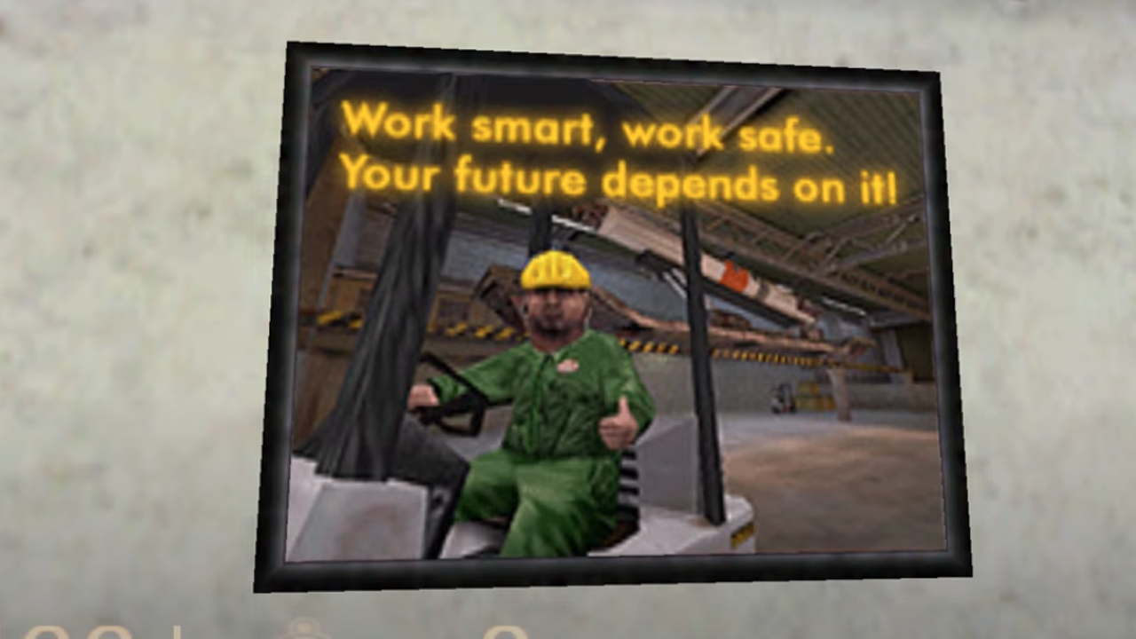 The First Character You Meet In Half-Life Is Gus The Forklift Driver