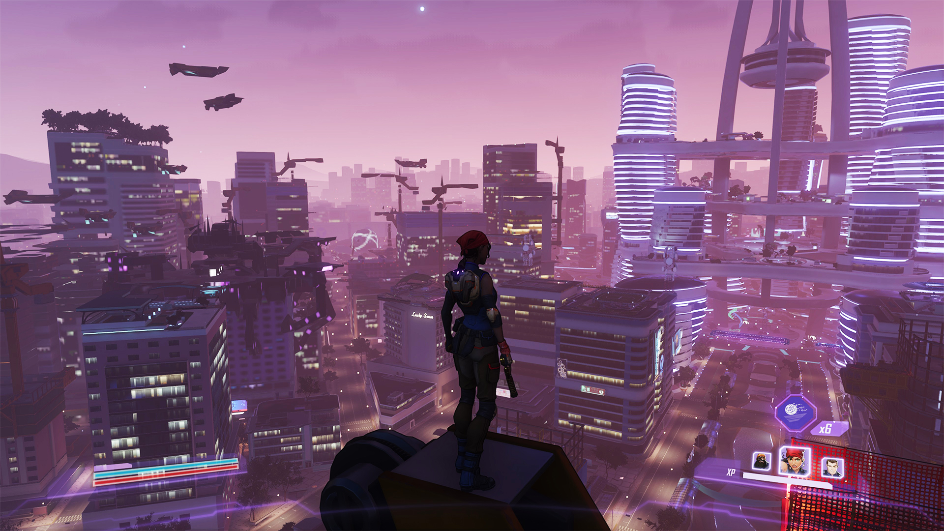 The city looks great.  (Screenshot: Deep Silver / Kotaku)