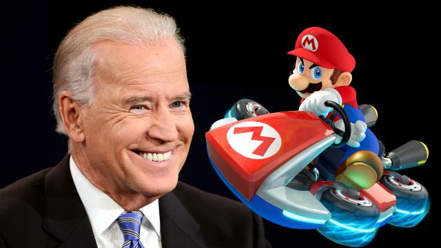 U.S. President Joe Biden Only Just Beat His Granddaughter At Mario Kart