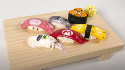 Delicious Looking (And Totally Fake) Super Mario Sushi
