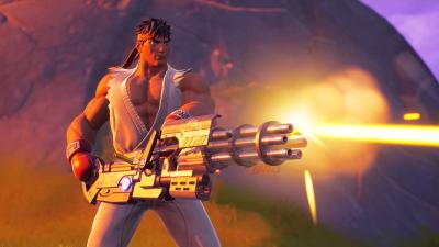 It’s Weird To See Ryu Use A Gun In Fortnite