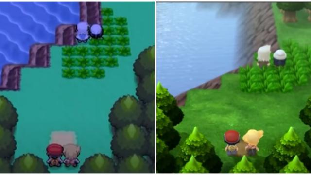 Pokémon Brilliant Diamond and Shining Pearl’s Graphics Compared To The Original Games