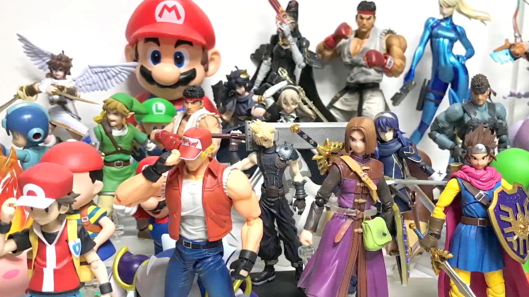 Sakurai Hides Figures Of Unreleased Smash Bros. Fighters In His Desk At Work