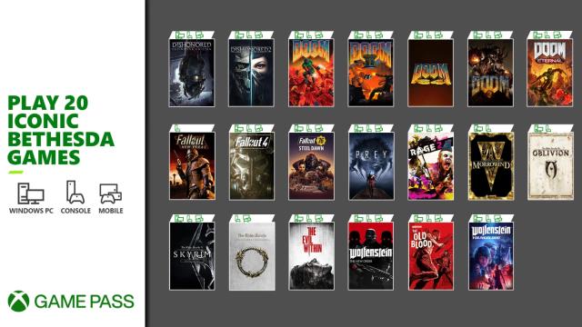 A Bunch Of Bethesda Games Are Joining Xbox Game Pass Tomorrow