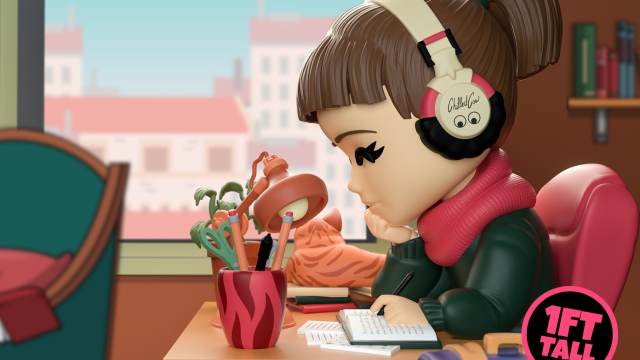 Lo-Fi Chill Beats Anime Girl Now A Collectible Statue