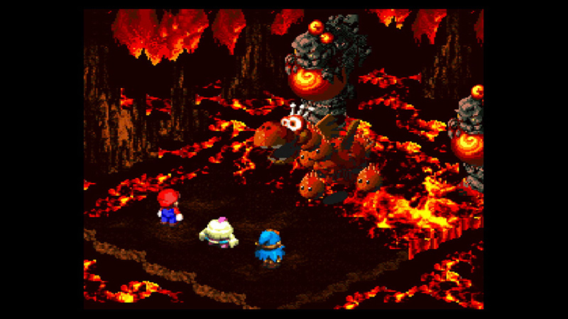 Mario appears to be in hell, which is what happens when you spend your life murdering turtles. (Screenshot: Nintendo)