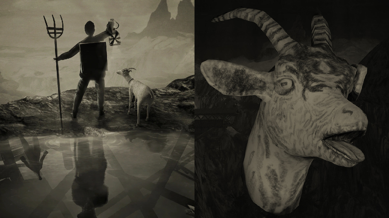If your game has goats, especially of the beheaded-yet-still-talking variety, I'm gonna love it. Just saying. (Image: Hidden Fields / MWM Interactive)