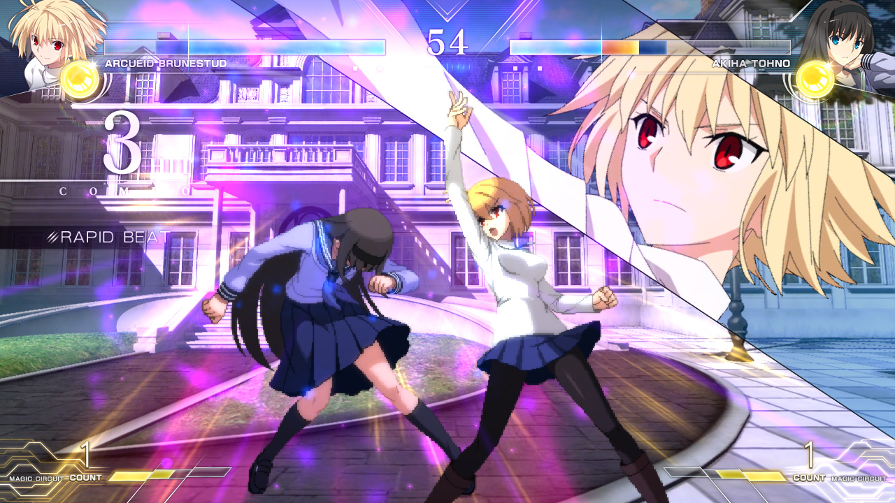 We haven't heard much about how Melty Blood: Type Lumina will play, but it sure looks pretty. (Screenshot: French Bread)