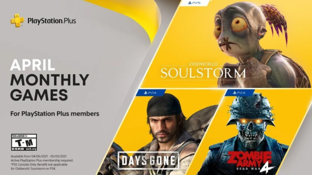 Here’s April 2021’s PlayStation Plus Lineup