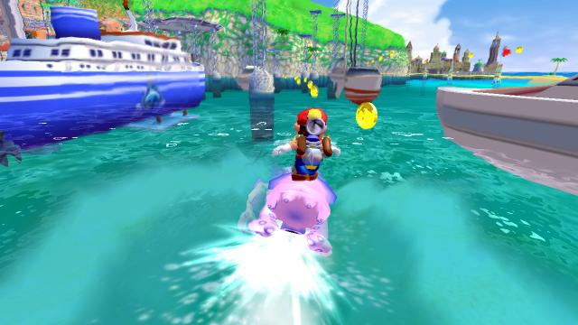 Oh Dang, You Can Actually Dismount Bloopers In Super Mario Sunshine’s Cursed Surfing Level