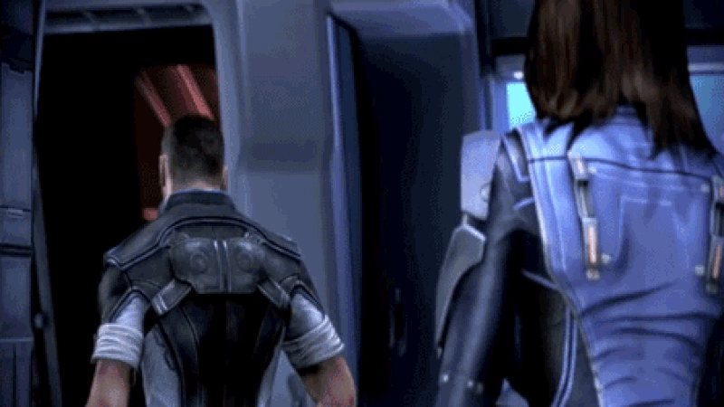 Uhh...think you need to see Dr. Chakwas about that Commander. (Gif: BioWare)