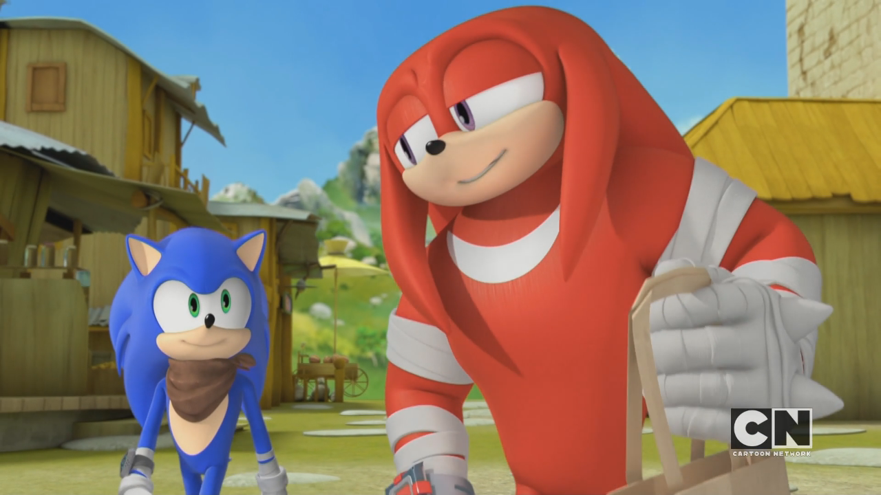 Sonic Boom Knuckles is best Knuckles.  (Screenshot: Cartoon Network)