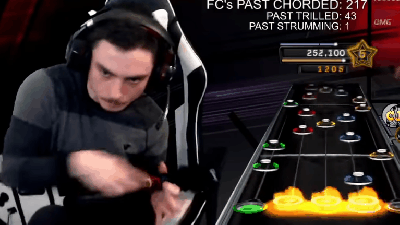 Dude Gets 100% On Guitar Hero Song That Looks Physically Impossible