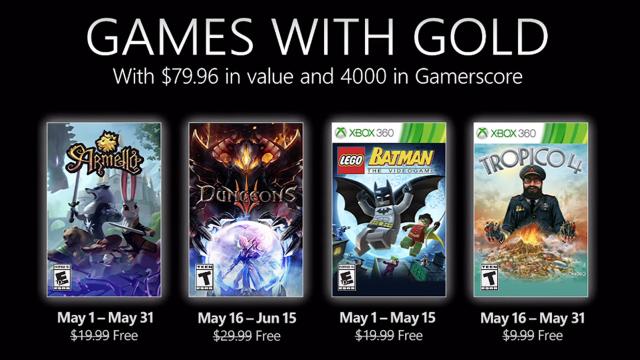 Here’s May 2021’s Xbox Live Games With Gold