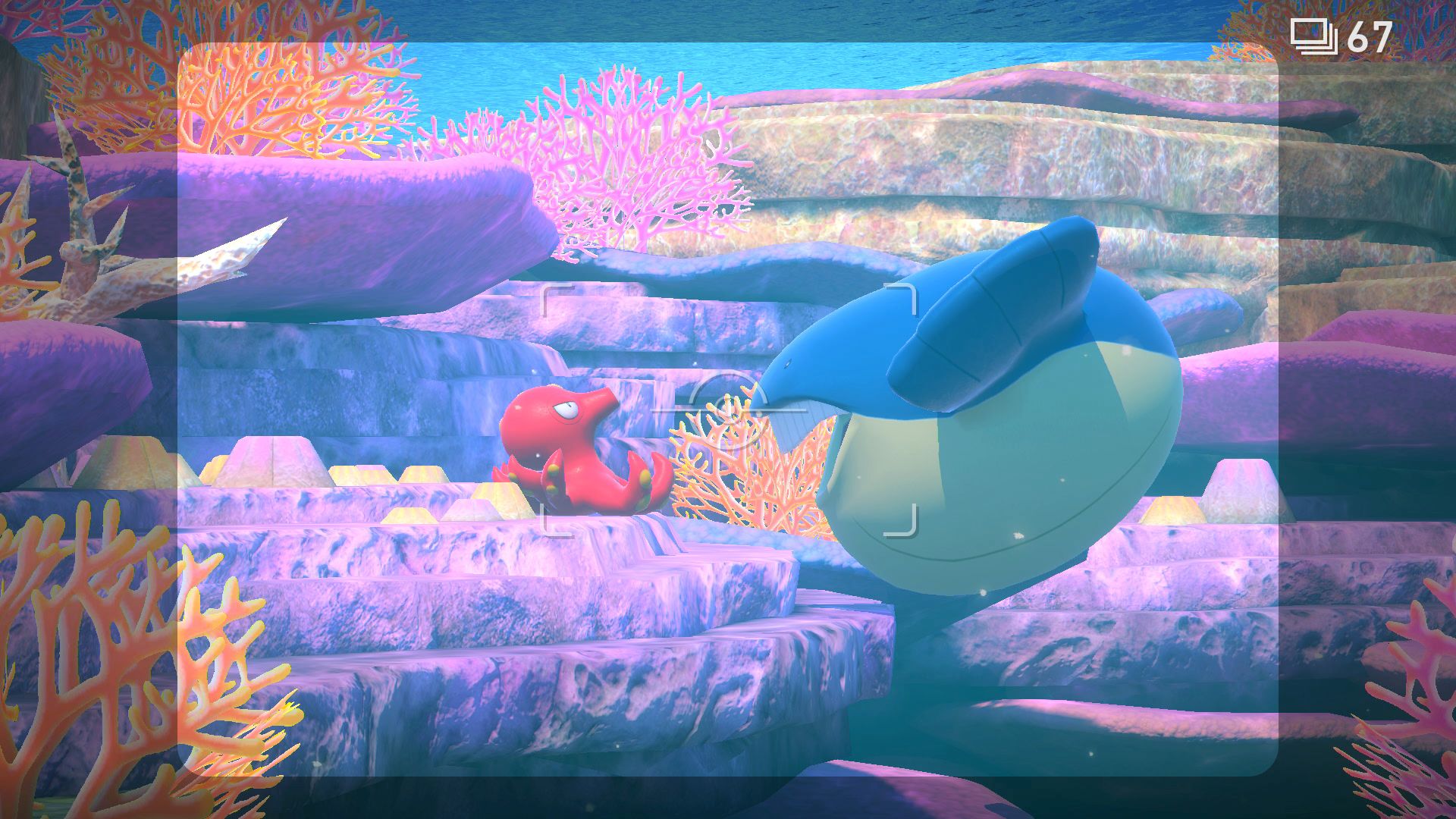 Under the sea. Under the sea. Darling you know the song.  (Screenshot: Nintendo)