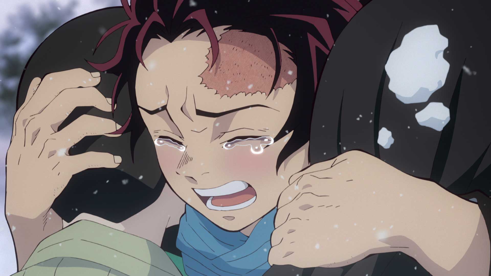 Tanjiro is such an emotionally vulnerable protagonist, and I love him. (Screenshot: Koyoharu Gotoge / SHUEISHA, Aniplex, ufotable)