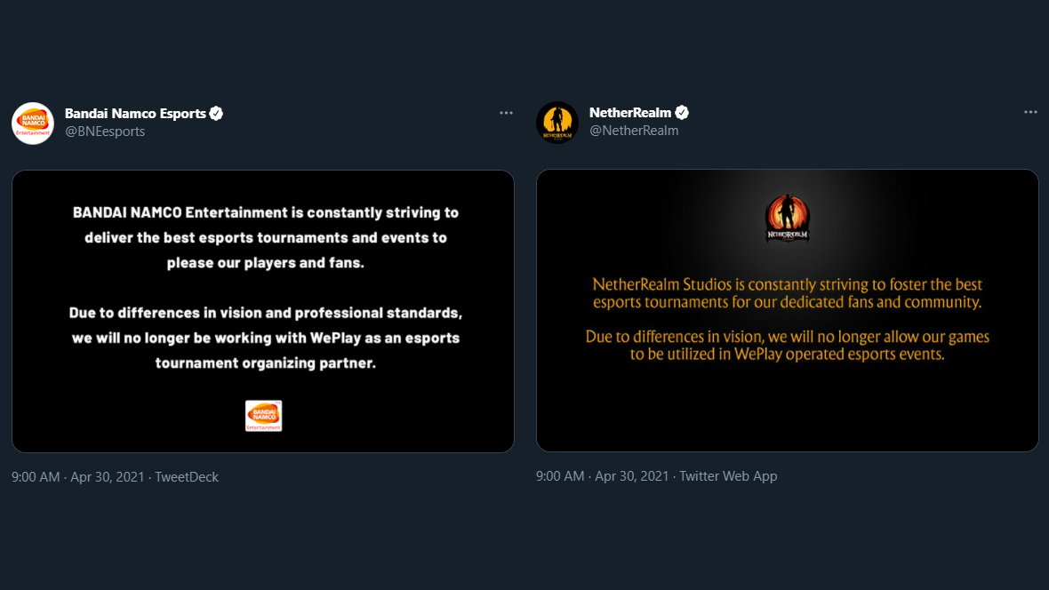 Screenshot: Twitter / Bandai Namco / NetherRealm Studios