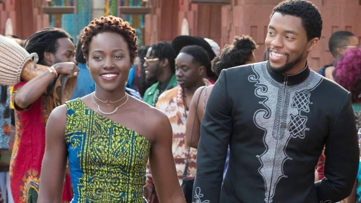 Lupita Nyong'o and Chadwick Boseman in Black Panther (Image: Marvel Entertaiment)