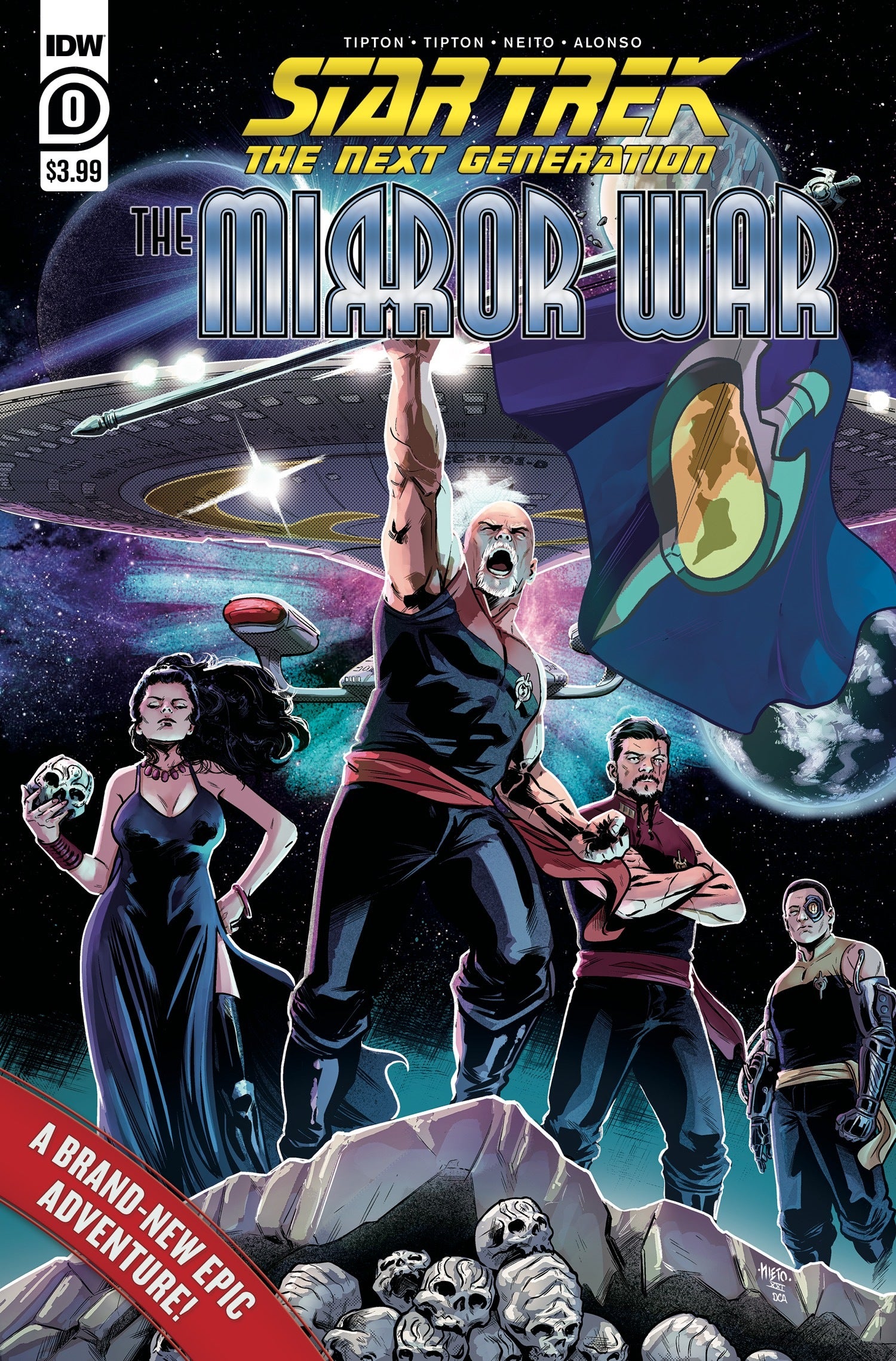 A New Star Trek Comic Series Sees Evil Picard Waging the ‘Mirror War’