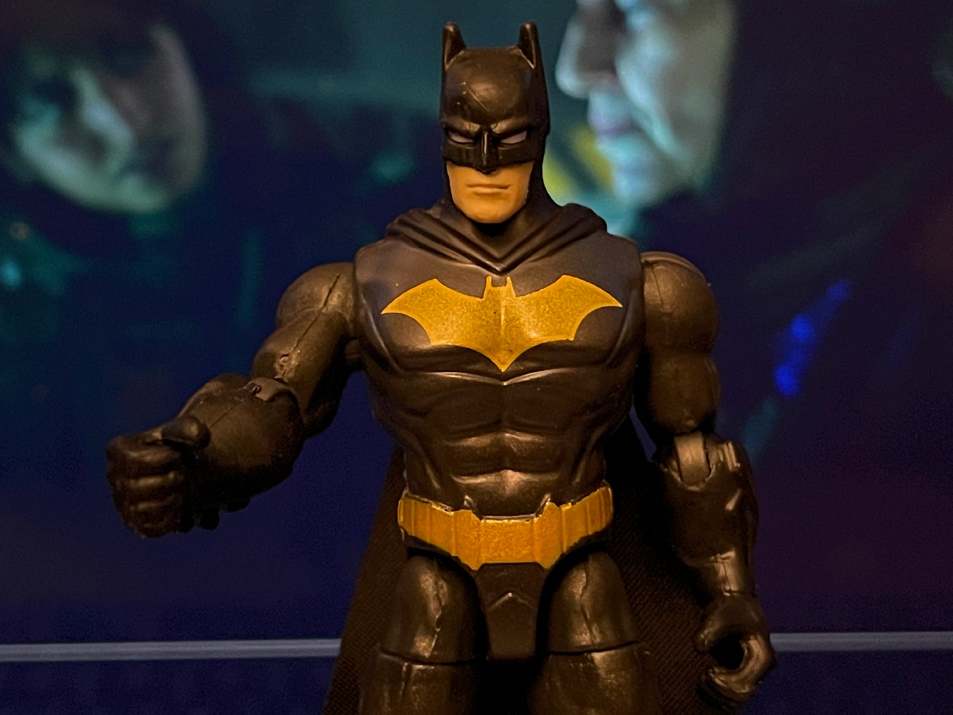 He is the night. And that's The Nevers on in the background.  (Photo: Mike Fahey / Kotaku)