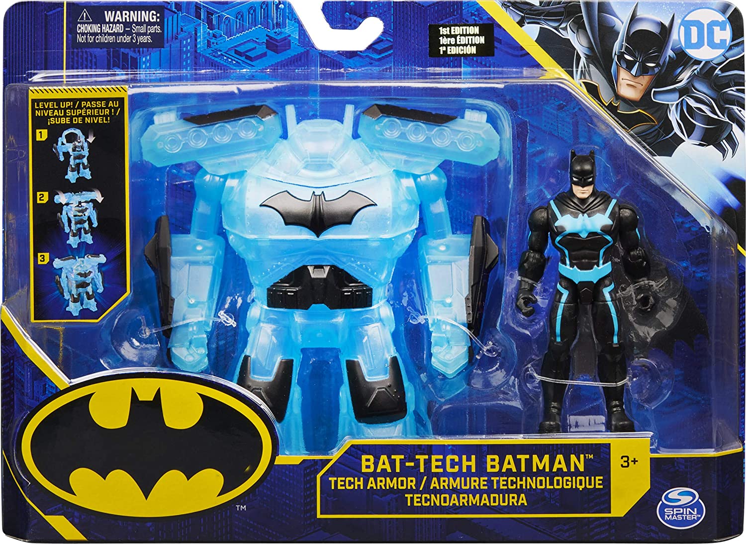 One of the Bat-Tech line's cooler sets, with its chonky translucent armour.  (Photo: Spinmaster)
